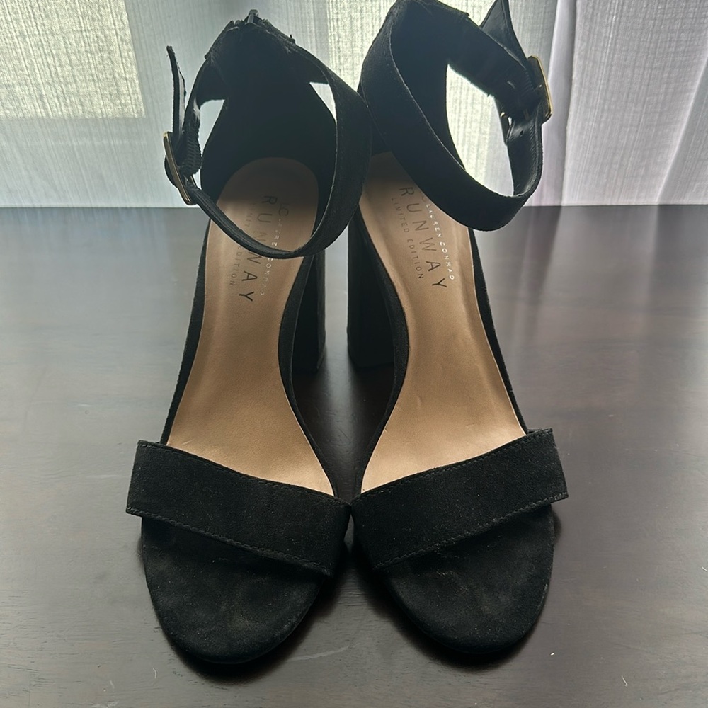 LC Lauren Conrad Runway Limited Edition Ankle Strap Heels